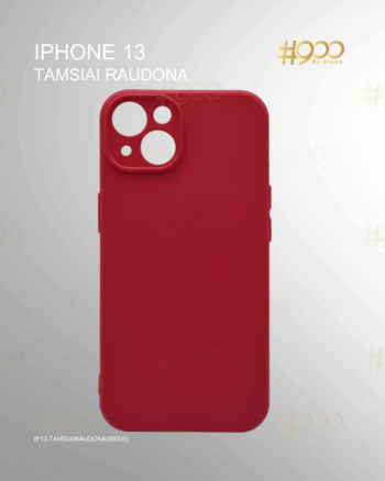 Iphone 13 dėkliukas - Tamsiai Raudona