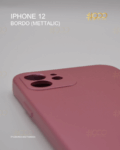 Iphone 12 dėkliukas - Bordo metalizuota spalva