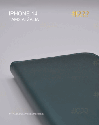 Iphone 14 atverčiamas dėkliukas - Tamsiai Žalia