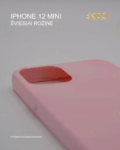 Iphone 12 Mini dėkliukas - Šviesiai Rožinė