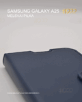 Samsung Galaxy A25 atverčiamas dėklas – Melsvai Pilka 1 15