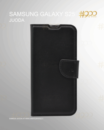 Samsung Galaxy S25 atverčiamas dėklas – Juoda