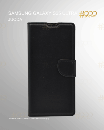 Samsung Galaxy S25 Ultra atverčiamas dėklas – Juoda