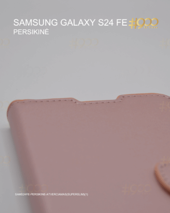 Samsung Galaxy S24 FE atverčiamas dėkliukas - Persikinė