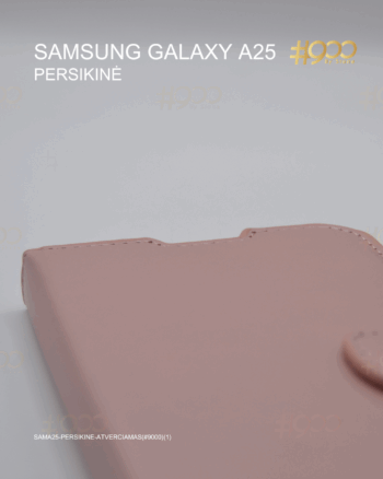Samsung Galaxy A25 atverčiamas dėkliukas - Persikinė