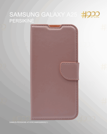 Samsung Galaxy A25 atverčiamas dėkliukas - Persikinė