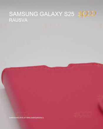 Samsung Galaxy S25 atverčiamas dėklas – Rausva