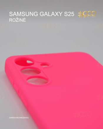 Samsung Galaxy S25 dėklas – Rožinė
