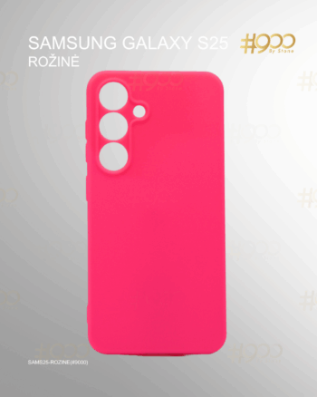 Samsung Galaxy S25 dėklas – Rožinė