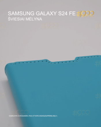 Samsung Galaxy S24 FE atverčiamas dėkliukas - Šviesiai Mėlyna