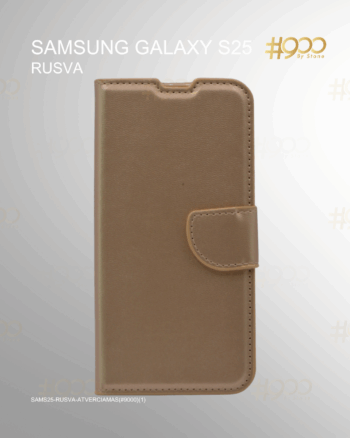 Samsung Galaxy S25 atverčiamas dėklas – Rusva