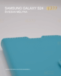 Samsung Galaxy S24 atverčiamas dėklas – Šviesiai Mėlyna 1 (42) trylikta deze