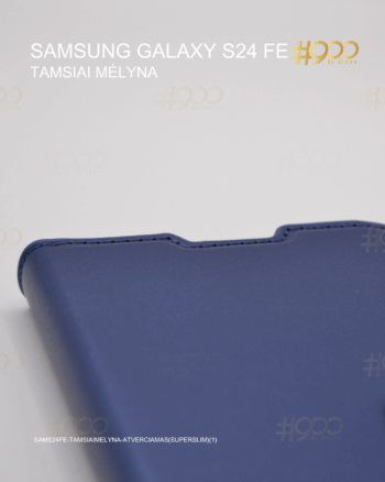 Samsung Galaxy S24 FE atverčiamas dėkliukas - Tamsiai Mėlyna