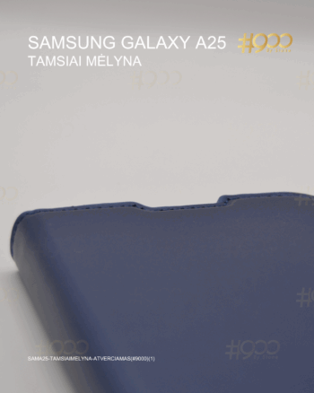 Samsung Galaxy A25 atverčiamas dėkliukas - Tamsiai Mėlyna