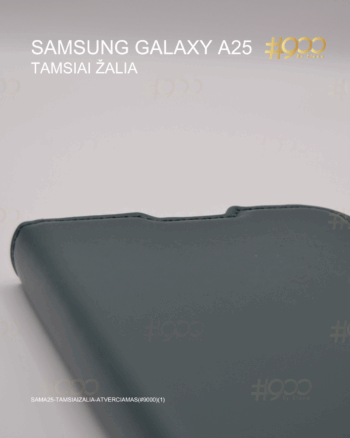 Samsung Galaxy A25 atverčiamas dėkliukas - Tamsiai Žalia