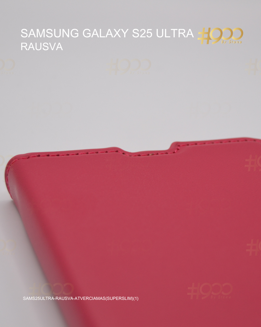 (68) desimta deze Samsung Galaxy S25 Ultra atverčiamas dėkliukas - Rausva