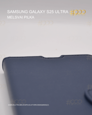 Samsung Galaxy S25 Ultra atverčiamas dėklas – Melsvai Pilka