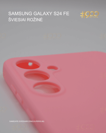 Samsung Galaxy S24 FE dėklas – Šviesiai Rožinė