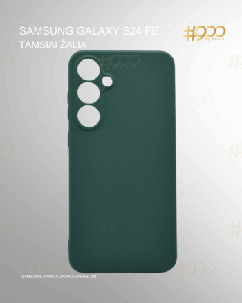 Samsung Galaxy S24 FE dėklas – Tamsiai Žalia