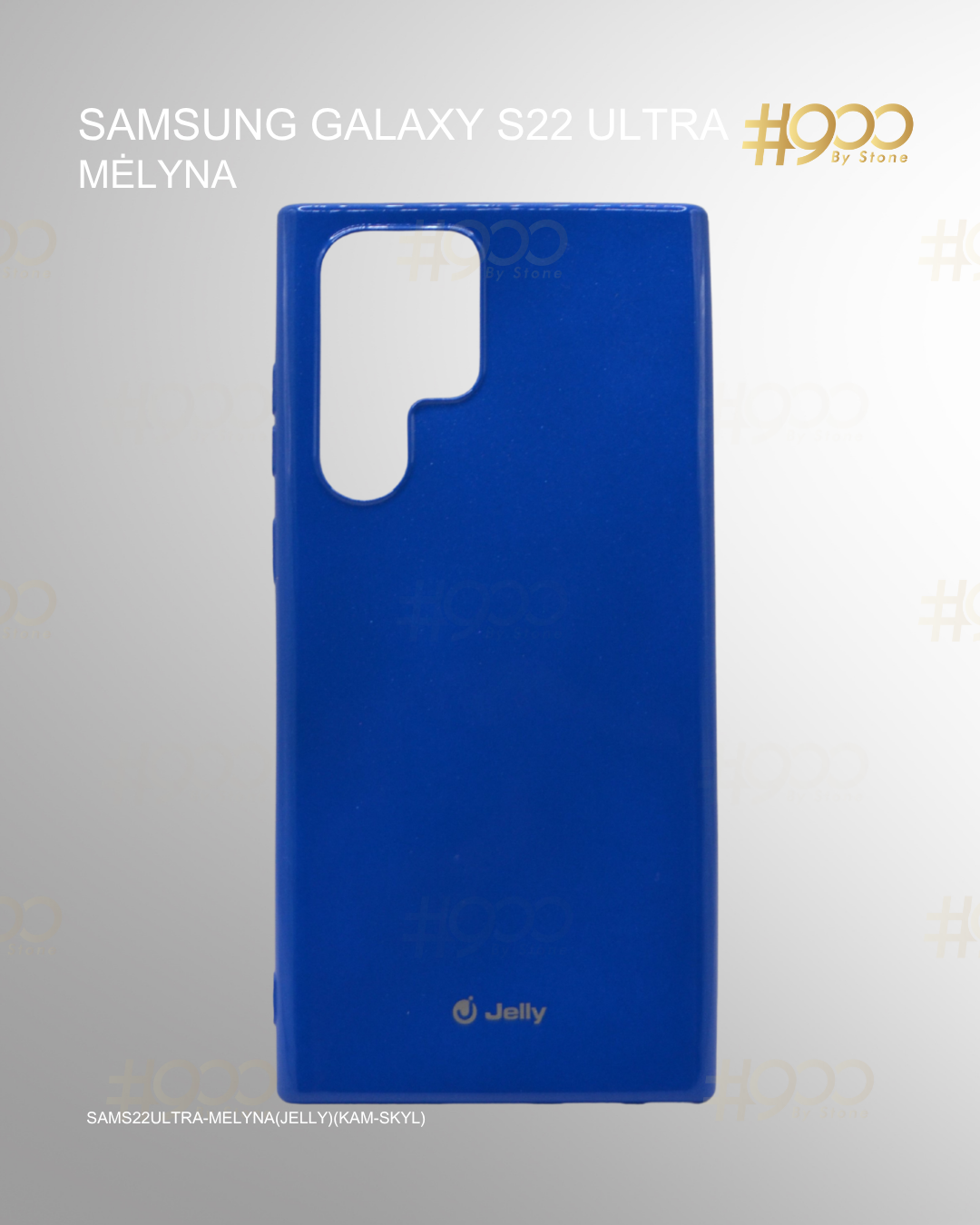 (12) septyniolikta deze Samsung Galaxy S22 Ultra dėklas – Mėlyna