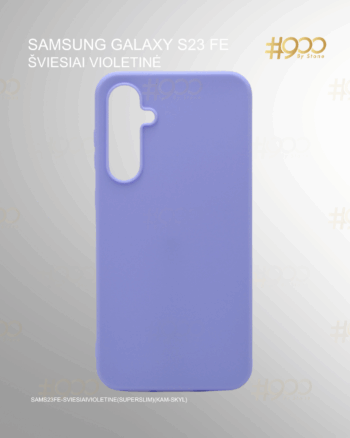 Samsung Galaxy S23 FE dėklas – Šviesiai Violetinė