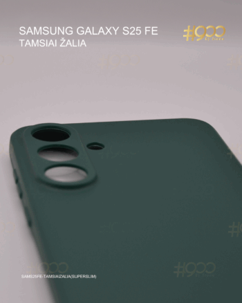 Samsung Galaxy S25 FE dėklas – Tamsiai Žalia