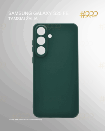 Samsung Galaxy S25 FE dėklas – Tamsiai Žalia