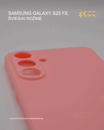 Samsung Galaxy S25 FE dėklas – Šviesiai Rožinė