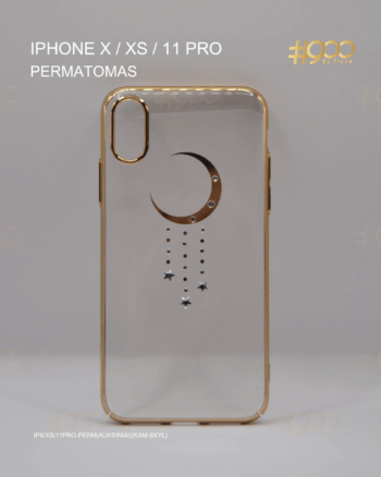 Iphone X / XS / 11 Pro dėklas - Permatomas