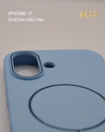 Iphone 17 dėklas – Šviesiai Mėlyna