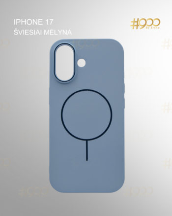 Iphone 17 dėklas – Šviesiai Mėlyna