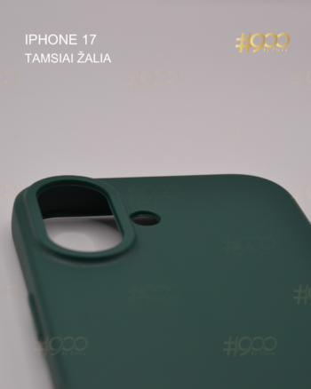 Iphone 17 dėklas – Tamsiai Žalia